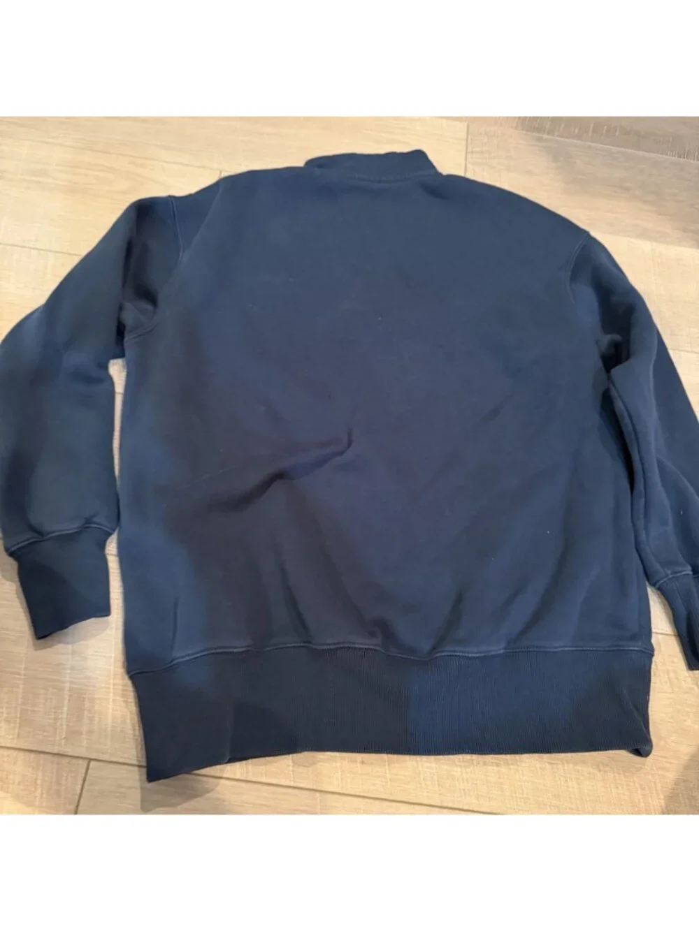 Nike Womens Blue 3/4 Zip up Sweatshirt XS
